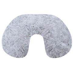 White Frost Travel Neck Pillow by SomethingForEveryone