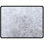 White Frost Double Sided Fleece Blanket (Large)  80 x60  Blanket Front