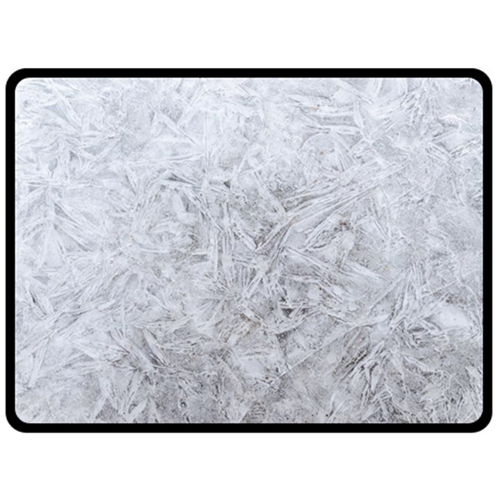 White Frost Double Sided Fleece Blanket (Large) 