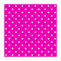 1950 Hello Pink White Dots Medium Glasses Cloth by SomethingForEveryone