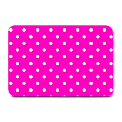 1950 Hello Pink White Dots Plate Mats by SomethingForEveryone