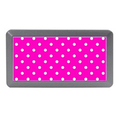 1950 Hello Pink White Dots Memory Card Reader (mini) by SomethingForEveryone