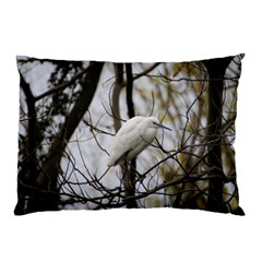 White Egret Pillow Case