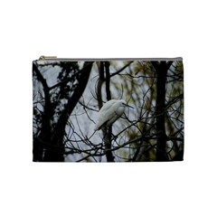 White Egret Cosmetic Bag (medium)