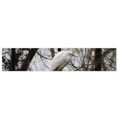 White Egret Small Flano Scarf by SomethingForEveryone