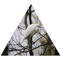 White Egret Wooden Puzzle Triangle by SomethingForEveryone