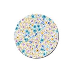 Flower Bomb 2 Magnet 3  (round) by PatternFactory