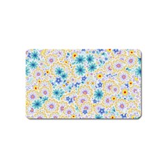 Flower Bomb 2 Magnet (name Card) by PatternFactory