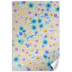 Flower Bomb 2 Canvas 20  X 30  by PatternFactory