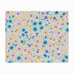 Flower Bomb 2 Small Glasses Cloth (2 Sides) by PatternFactory