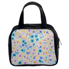 Flower Bomb 2 Classic Handbag (two Sides) by PatternFactory