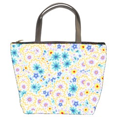 Flower Bomb 2 Bucket Bag by PatternFactory