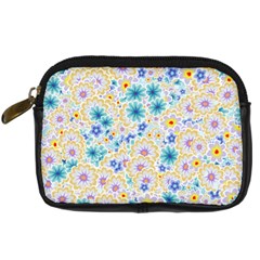 Flower Bomb 2 Digital Camera Leather Case by PatternFactory