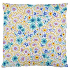 Flower Bomb 2 Large Cushion Case (one Side)