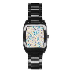 Flower Bomb 2 Stainless Steel Barrel Watch by PatternFactory