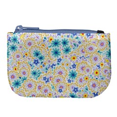 Flower Bomb 2 Large Coin Purse by PatternFactory