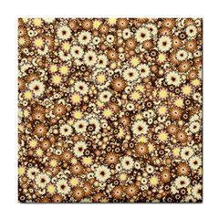 Flower Bomb 3b Tile Coaster by PatternFactory