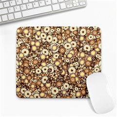 Flower Bomb 3b Large Mousepads by PatternFactory