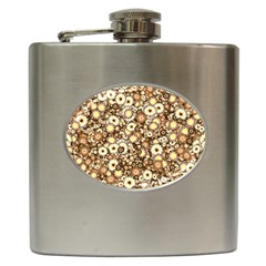 Flower Bomb 3b Hip Flask (6 Oz) by PatternFactory