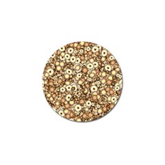 Flower Bomb 3b Golf Ball Marker (4 Pack) by PatternFactory