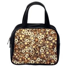 Flower Bomb 3b Classic Handbag (one Side) by PatternFactory