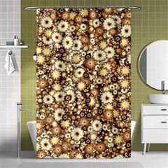 Flower Bomb 3b Shower Curtain 48  X 72  (small)  by PatternFactory