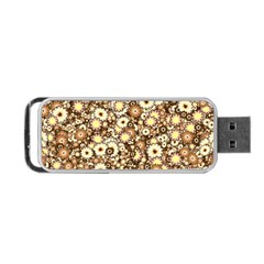 Flower Bomb 3b Portable Usb Flash (two Sides) by PatternFactory