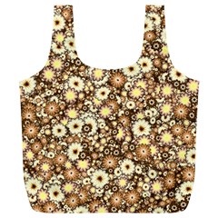 Flower Bomb 3b Full Print Recycle Bag (xl) by PatternFactory