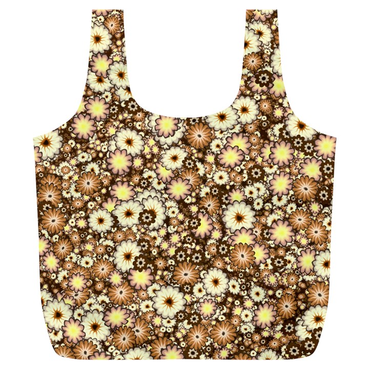 Flower Bomb 3b Full Print Recycle Bag (XL)