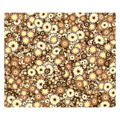 Flower Bomb 3b Double Sided Flano Blanket (small) 