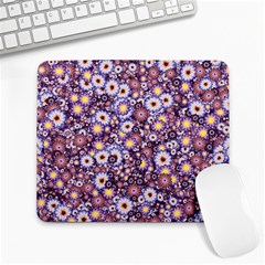 Flower Bomb 3 Large Mousepads by PatternFactory