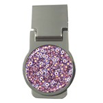 Flower Bomb 3 Money Clips (Round)  Front