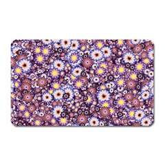 Flower Bomb 3 Magnet (rectangular) by PatternFactory