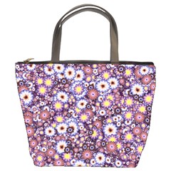 Flower Bomb 3 Bucket Bag by PatternFactory