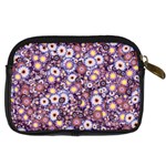 Flower Bomb 3 Digital Camera Leather Case Back