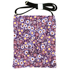 Flower Bomb 3 Shoulder Sling Bag by PatternFactory