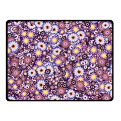 Flower Bomb 3 Fleece Blanket (small) by PatternFactory