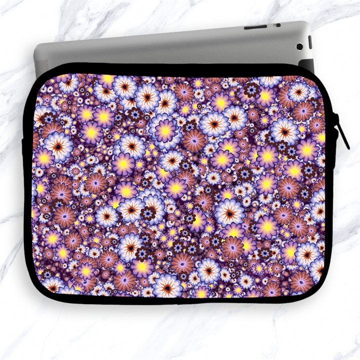 Flower Bomb 3 Apple iPad 2/3/4 Zipper Cases