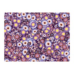 Flower Bomb 3 Double Sided Flano Blanket (mini)  by PatternFactory