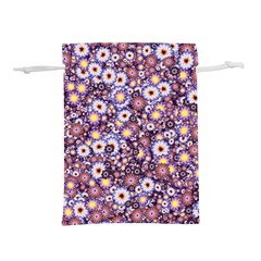 Flower Bomb 3 Lightweight Drawstring Pouch (l) by PatternFactory