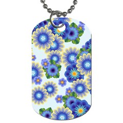 Flower Bomb 7 Dog Tag (one Side) by PatternFactory