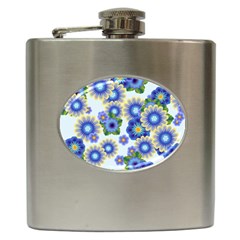 Flower Bomb 7 Hip Flask (6 Oz) by PatternFactory