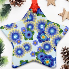 Flower Bomb 7 Star Ornament (two Sides) by PatternFactory