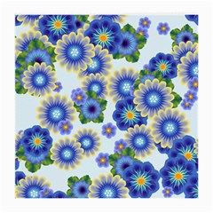 Flower Bomb 7 Medium Glasses Cloth (2 Sides) by PatternFactory