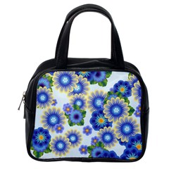 Flower Bomb 7 Classic Handbag (one Side) by PatternFactory