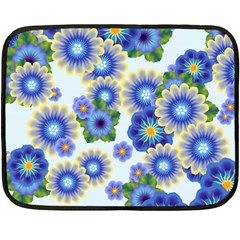 Flower Bomb 7 Fleece Blanket (mini) by PatternFactory