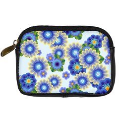 Flower Bomb 7 Digital Camera Leather Case by PatternFactory