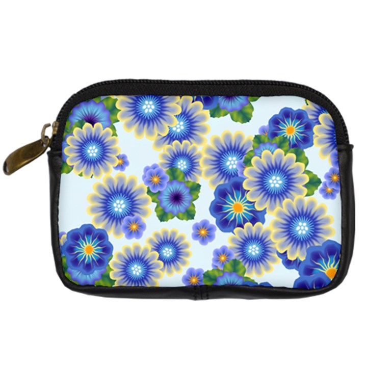 Flower Bomb 7 Digital Camera Leather Case