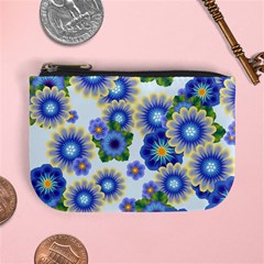 Flower Bomb 7 Mini Coin Purse by PatternFactory