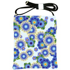 Flower Bomb 7 Shoulder Sling Bag by PatternFactory